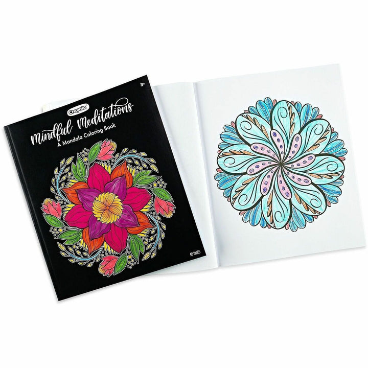 Image of Crayola 041081 Mandala Coloring Book, 40 Pages, Book, 1 Each