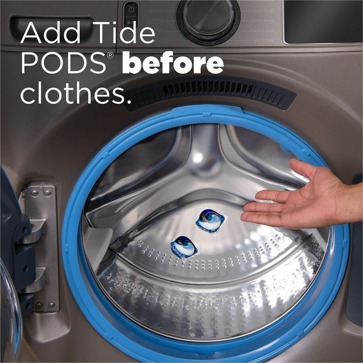 Image of Tide 93123 PODS Laundry Detergent Pacs, For Laundry, Clothes, Concentrate, Spring Meadow Scent, Recommended For: Stain Remover, Blue, 31 / Bag