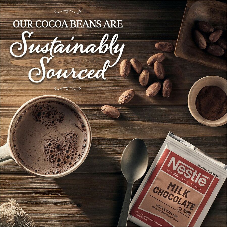 Image of Nestle 26791CT Rich Hot Chocolate Packets, 0.71 oz, Milk Chocolate, Hot Cocoa, 6 / Carton
