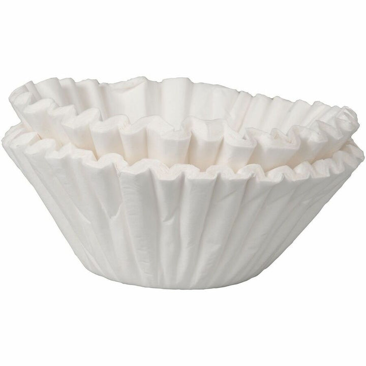 Image of BUNN 201040001CT Home Brewer Coffee Filters, 100 Filter(s), 12 Cup(s), 100/Pack, 12 / Carton, White