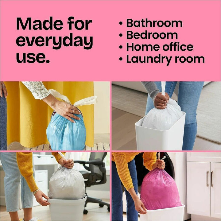 Image of Glad 79274CT Odorshield Small Drawstring Trash Bags