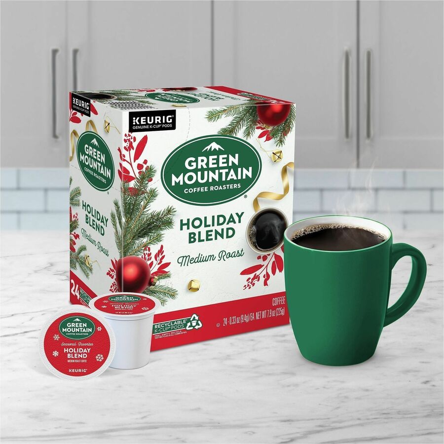 Image of Green Mountain Coffee® Holiday Blend K-Cups, Medium Roast, 96/carton