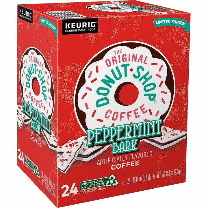 Image of The Original Donut Shop® 7428CT Green Mountain Peppermint Bark Coffee