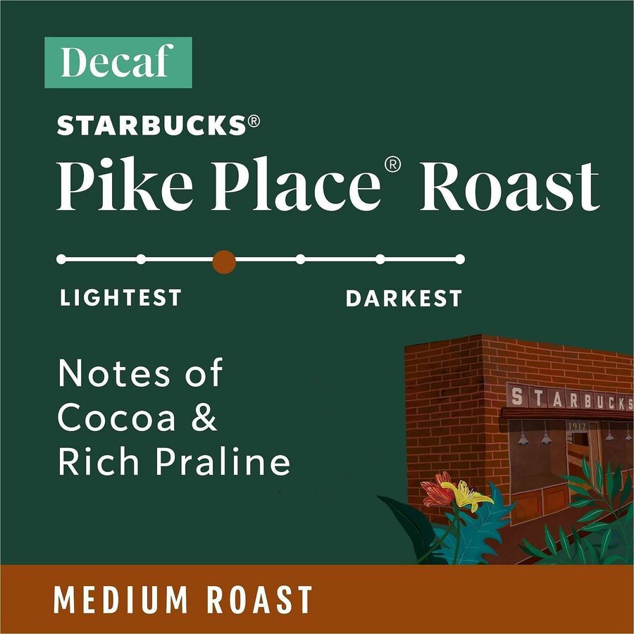 Image of Starbucks® 12434952CT Decaf Pike Place Roast Coffee