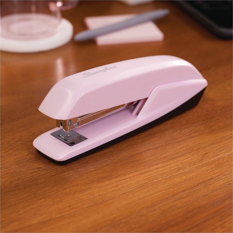 Image of Swingline 545 Standard Desktop Stapler, Staples Upto 20 Sheet, Blush Pink, 1 Each