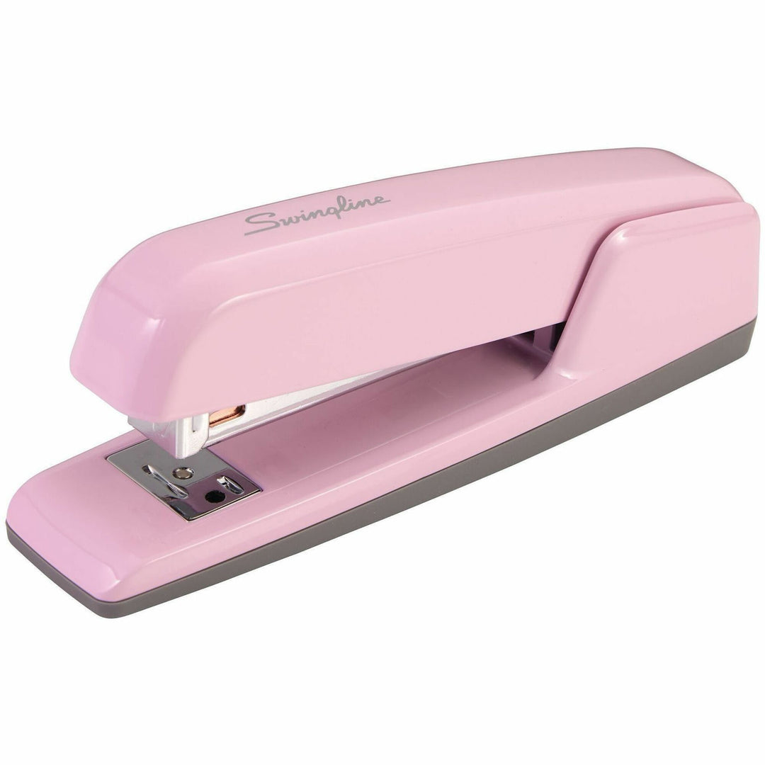 Image of Swingline® 747 Business Full Strip Desk Stapler, 30 Sheet Capacity, Blush Pink