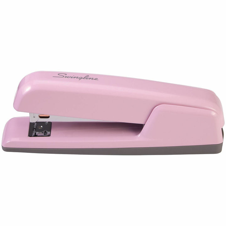 Image of Swingline® 747 Business Full Strip Desk Stapler, 30 Sheet Capacity, Blush Pink