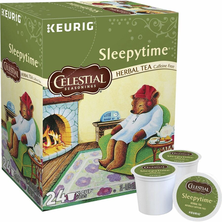 Image of Green Mountain Coffee Roasters® 14739CT Sleepytime Herbal Tea, Compatible with Keurig Brewer, 24 K-Cup, 4 / Carton