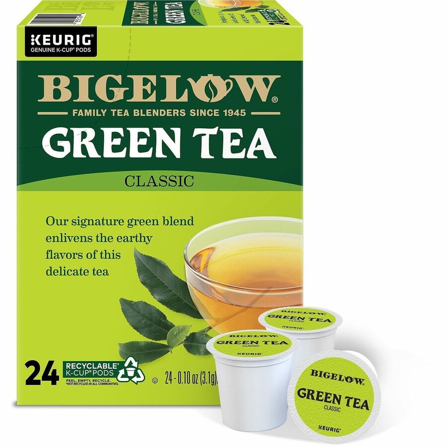 Image of Bigelow® 2847CT Classic Blend Green Tea, Compatible with Keurig Brewer, 24 K-Cup, Caffeinated, 4 / Carton
