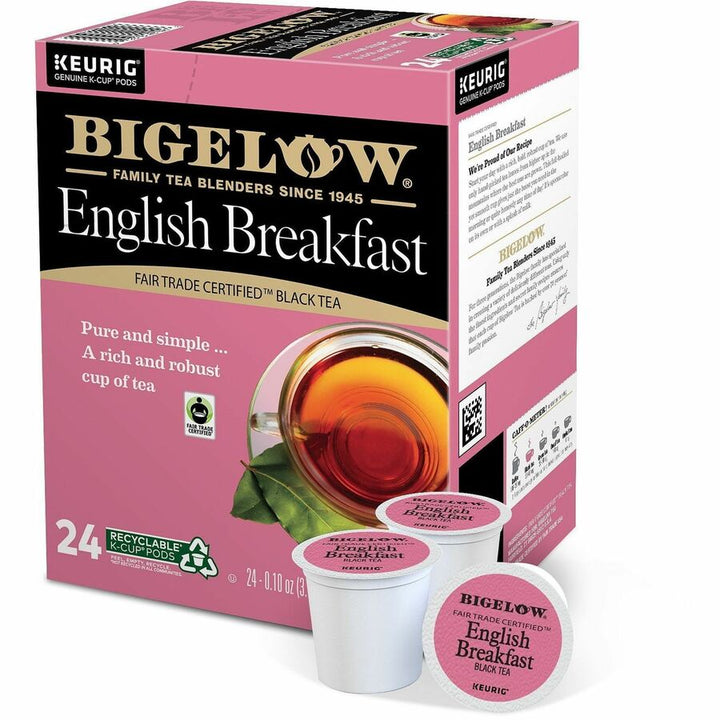 Image of Bigelow® 2144CT English Breakfast Black Tea, Compatible with Keurig Brewer, 24 K-Cup, Caffeinated, 4 / Carton