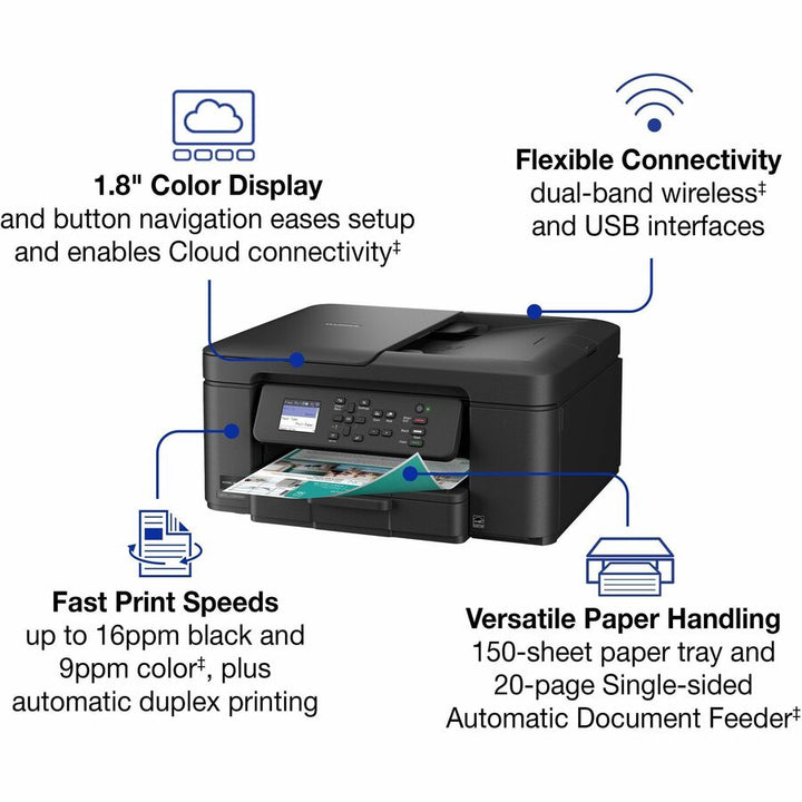 Image of Brother Work Smart MFC-J1360DW Inkjet Multifunction Printer