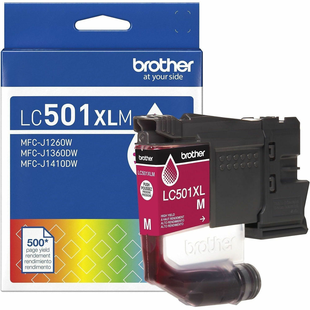 Image of Brother LC501XLMS High Yield Magenta Ink Cartridge (500 pages), 500 Pages, 1 Each