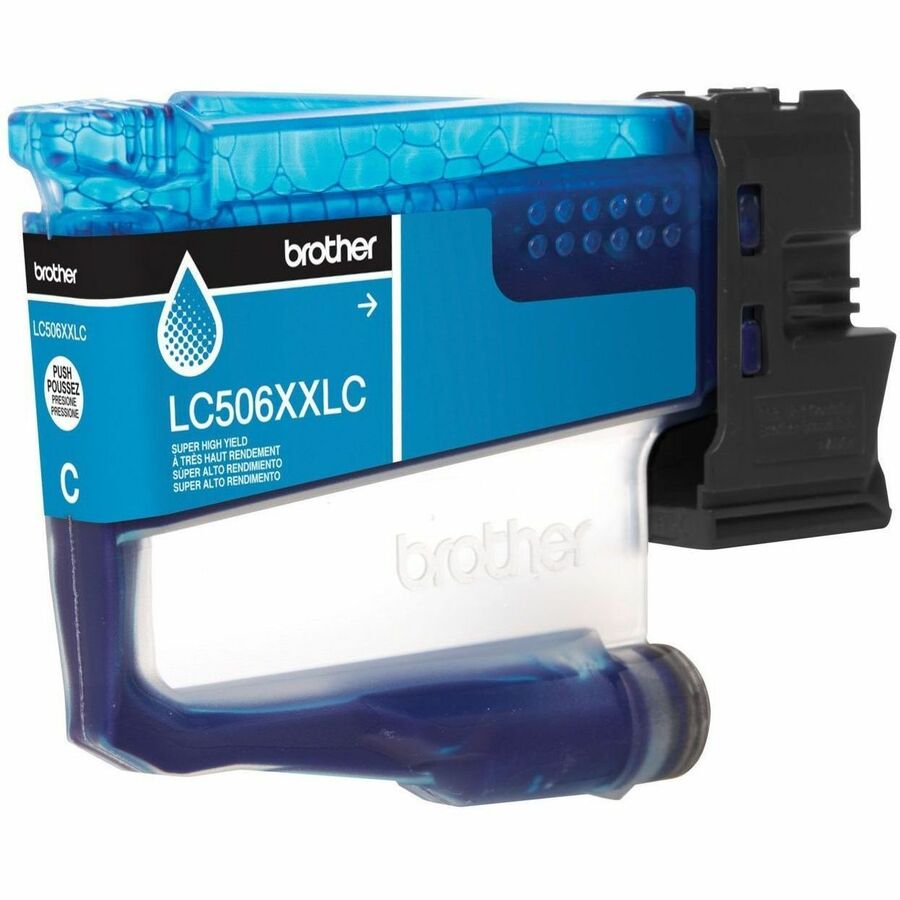 Image of Brother LC506XXLCS LC506XXLC Super High Yield Cyan Ink Cartridge, 2500 Pages, 1 Each