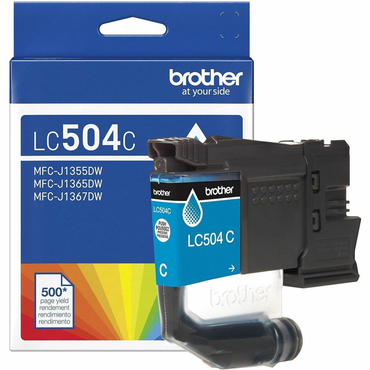 Image of Brother LC504CS Ink Cartridge, 500 pages, 1 Each