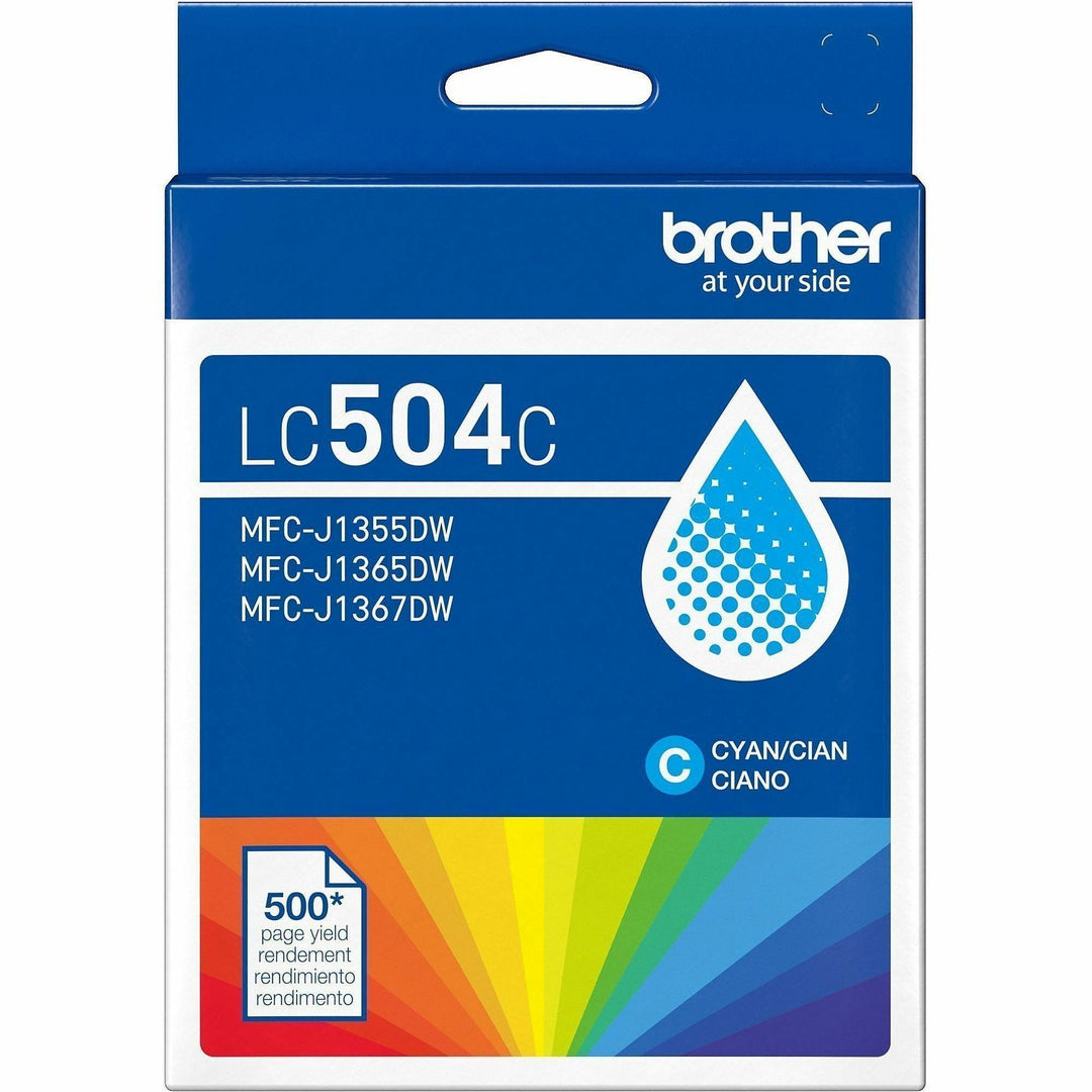 Image of Brother LC504CS Ink Cartridge, 500 pages, 1 Each