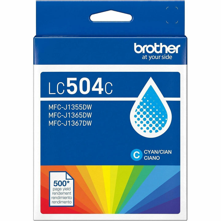 Image of Brother LC504CS Ink Cartridge, 500 pages, 1 Each