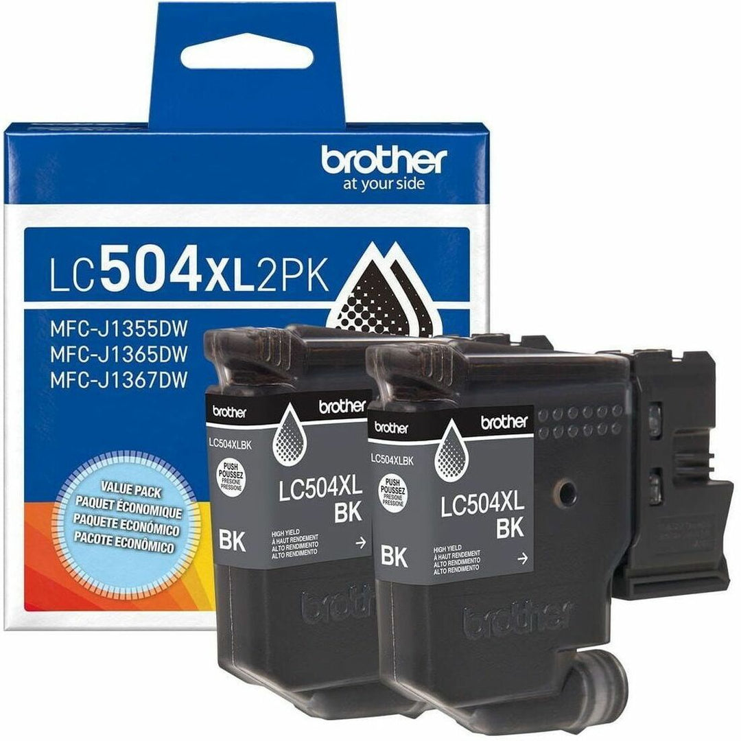 Image of Brother LC504XL2PKS Ink Cartridge, 3,000 pages, 2 / Pack