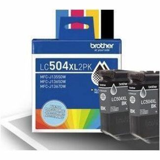 Image of Brother LC504XL2PKS Ink Cartridge, 3,000 pages, 2 / Pack
