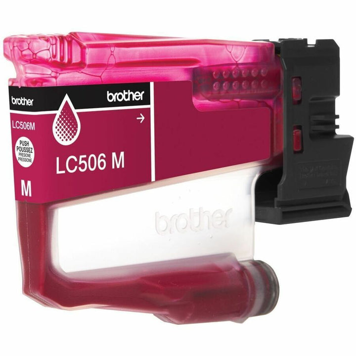 Image of Brother LC506MS LC506M Standard Yield Magenta Ink Cartridge, 900 Pages, 1 Each
