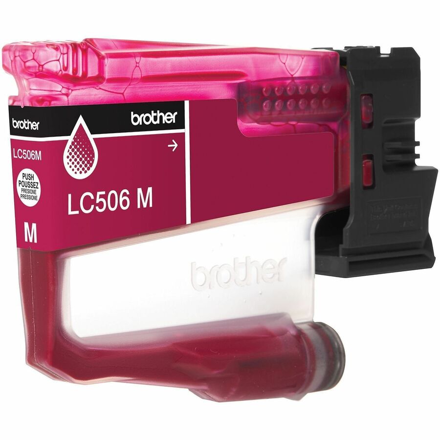 Image of Brother LC506MS LC506M Standard Yield Magenta Ink Cartridge, 900 Pages, 1 Each