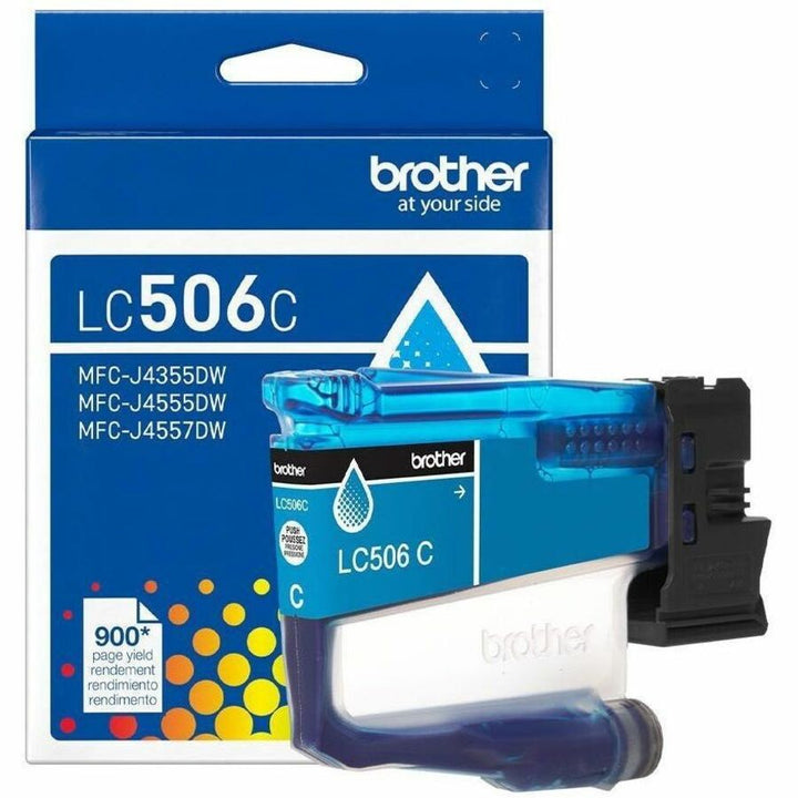 Image of Brother LC506CS Standard Yield Cyan Ink Cartridge (900 pages), 900 Pages, 1 Each