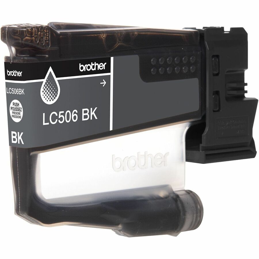 Image of Brother LC506BKS LC506BK Standard Yield Black Ink Cartridge, 1000 Pages, 1 Each