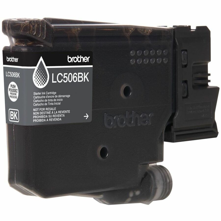 Image of Brother LC506BKS LC506BK Standard Yield Black Ink Cartridge, 1000 Pages, 1 Each