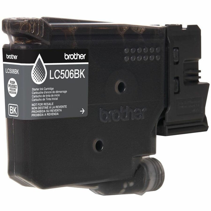 Image of Brother LC506BKS LC506BK Standard Yield Black Ink Cartridge, 1000 Pages, 1 Each