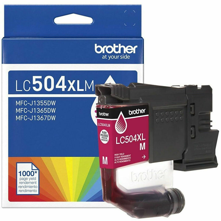 Image of Brother LC504XLMS High Yield Magenta Ink Cartridge (1,000 pages), 1000 Pages, 1 Each