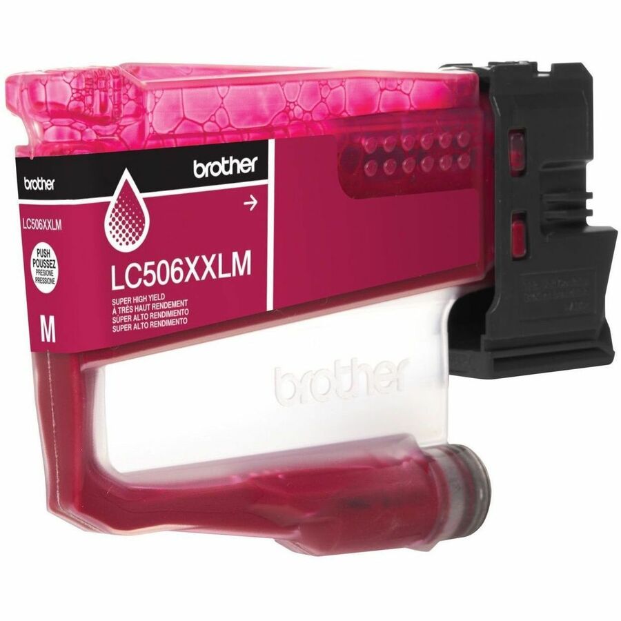 Image of Brother LC506XXLMS LC506XXLM Super High Yield Magenta Ink Cartridge, 2500 Pages, 1 Each