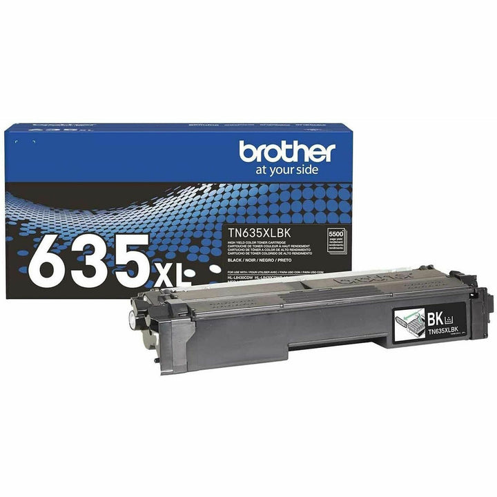 Image of Brother TN635XLBK High Yield Toner Cartridge, 5500 pages, 1 Each