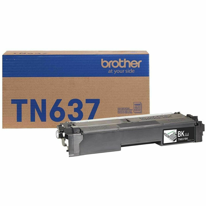 Image of Brother TN637BK Ultra High Yield Toner Cartridge, 10,000 pages, 1 Each