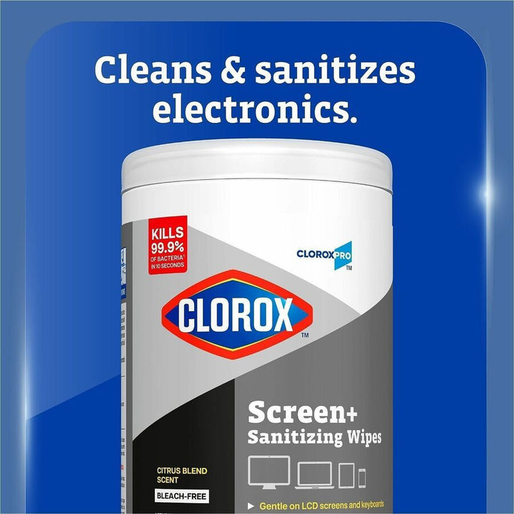 Image of CloroxPro 60724 Screen+ Sanitizing Wipes