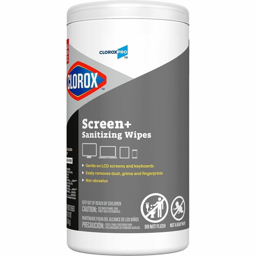 Image of CloroxPro 60724 Screen+ Sanitizing Wipes