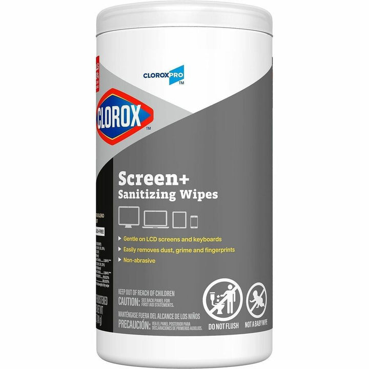 Image of CloroxPro 60724 Screen+ Sanitizing Wipes