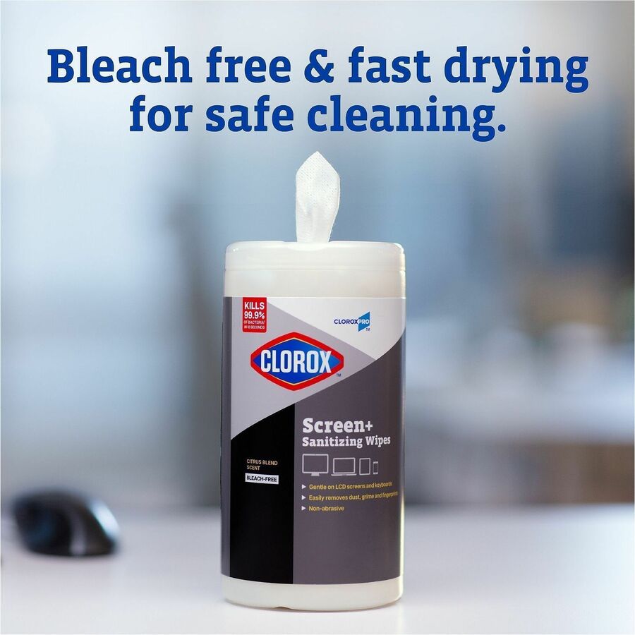Image of CloroxPro 60724 Screen+ Sanitizing Wipes