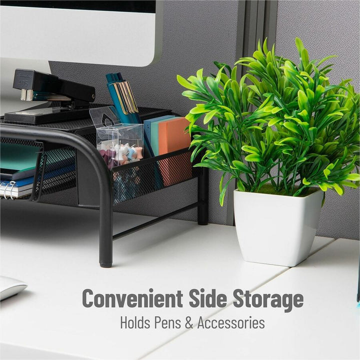 Image of Mind Reader MESHMONSTA Monitor Stand and Organizer