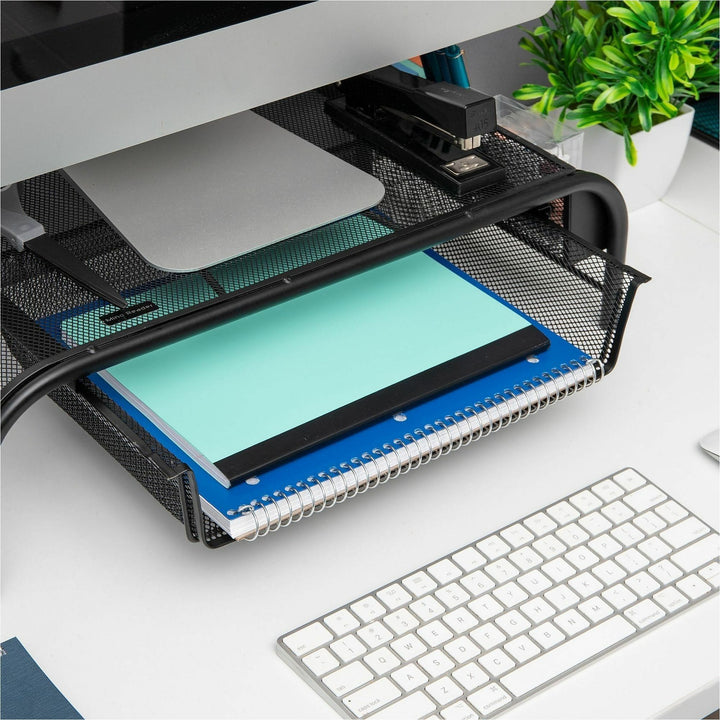 Image of Mind Reader MESHMONSTA Monitor Stand and Organizer