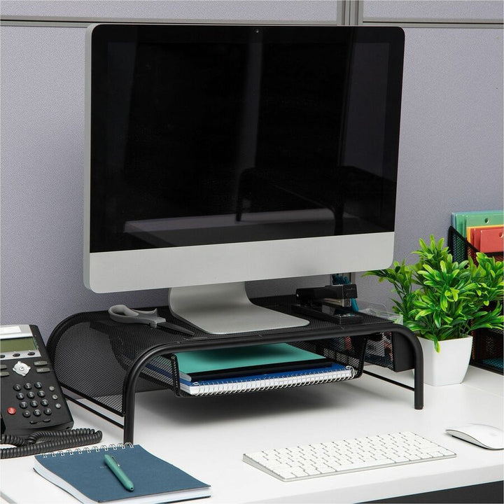 Image of Mind Reader MESHMONSTA Monitor Stand and Organizer