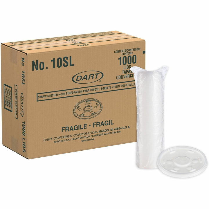 Image of Dart 10SLCT Straw-Slotted Cup Lids