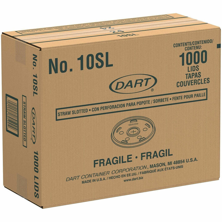Image of Dart 10SLCT Straw-Slotted Cup Lids