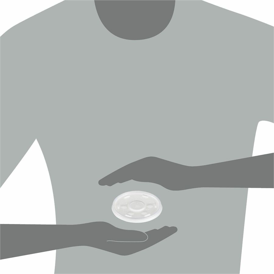 Image of Dart 10SLCT Straw-Slotted Cup Lids