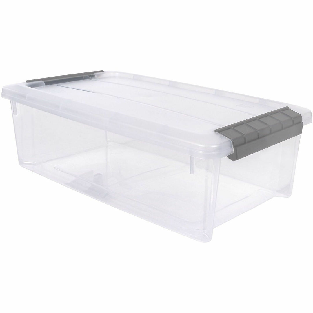 Image of IRIS Stack & Pull 300008 6.2 QT Stack-and-Pull Storage Tote