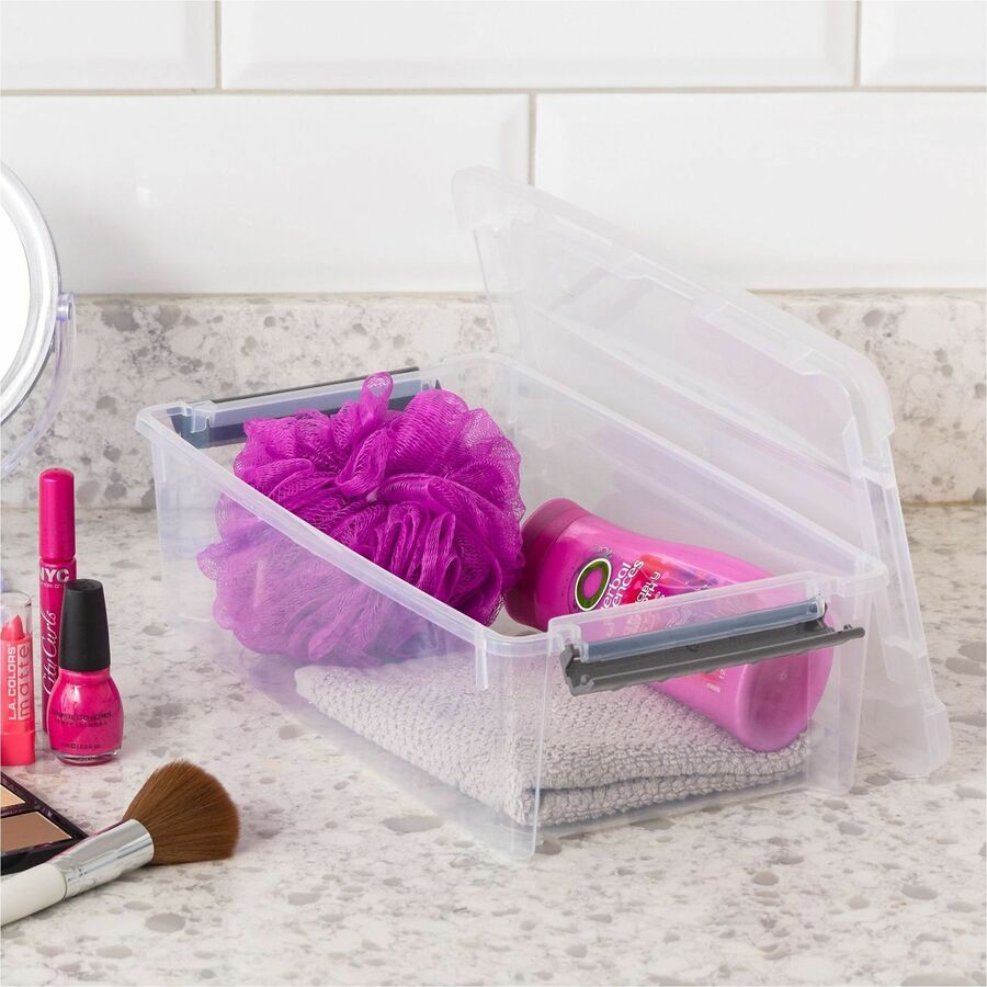 Image of IRIS Stack & Pull 300008 6.2 QT Stack-and-Pull Storage Tote