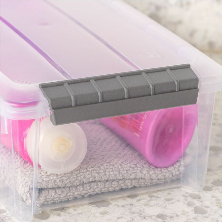 Image of IRIS Stack & Pull 300008 6.2 QT Stack-and-Pull Storage Tote