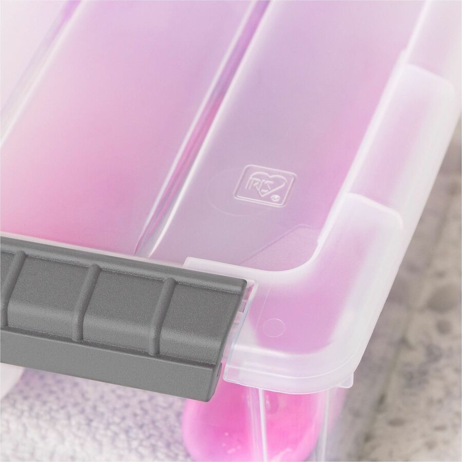 Image of IRIS Stack & Pull 300008 6.2 QT Stack-and-Pull Storage Tote