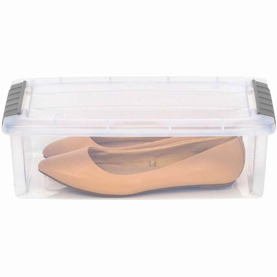 Image of IRIS Stack & Pull 300008 6.2 QT Stack-and-Pull Storage Tote