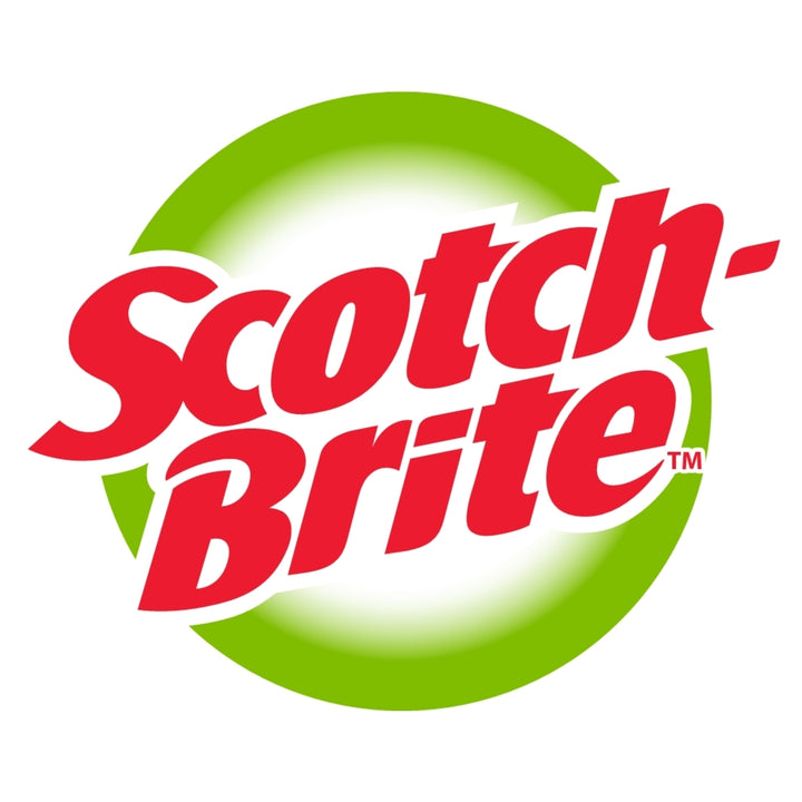 Image of Scotch-Brite MP-3 No Scratch Scrub Sponges, 2.8" H x 4.5" W x 4.5" L x 590 mil Thickness, 3 / Pack, Blue