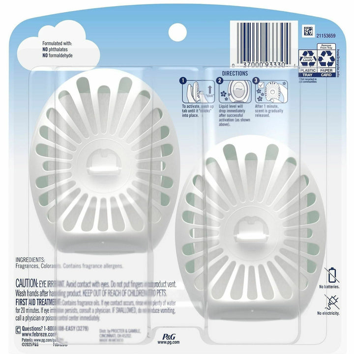 Image of Febreze 05528 Small Spaces Disposable Air Fresheners, 0.3 fl oz (0 quart), Gain Original, 45 Day, Long Lasting, Odor Neutralizer, 2 / Pack