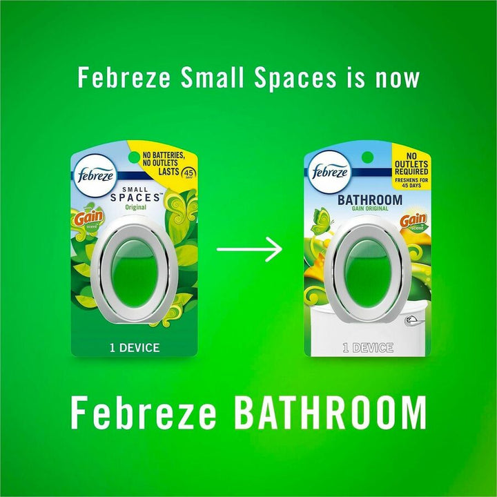 Image of Febreze 05528 Small Spaces Disposable Air Fresheners, 0.3 fl oz (0 quart), Gain Original, 45 Day, Long Lasting, Odor Neutralizer, 2 / Pack